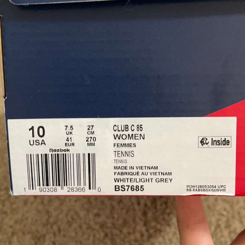 Womens Club C 85 Reeboks